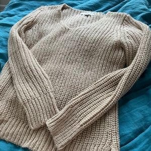 LOFT pretty gold sweater